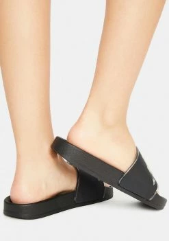 Kappa Black Gold Authentic Aqua 1 Slide Sandals