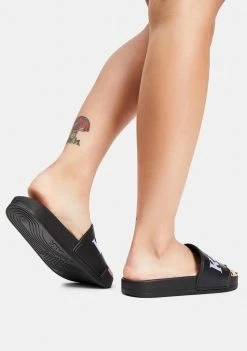 Kappa Black Lilac 222 Banda Adam 17 Slides