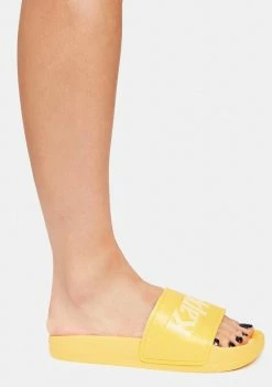 Kappa Yellow 222 Banda Adam 17 Slide Sandals
