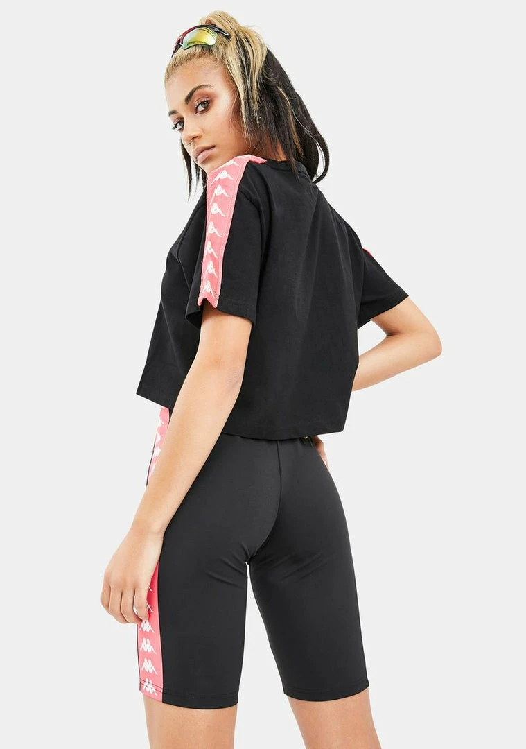 Buy π Kappa Active Black Red 222 Banda Cicles Biker Shorts π 6 Kappa Active Black Red 222 Banda Cicles Biker Shorts