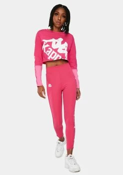 Kappa Active Pink 222 Banda Bartes Sport Leggings