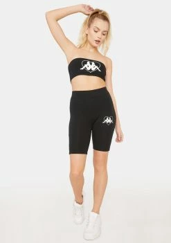 Kappa Black Authentic Chorzow Bike Shorts Active