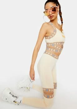 Kappa Beige 222 Banda Ikongo Leggings