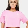 Kappa Pink 222 Banda Apua Crop Tee Tops