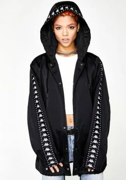 Kappa Outerwear Authentic Bzalnoy Hooded Satin Jacket