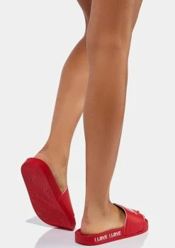 Kappa Red Authentic Aasiaat 1 Slide Sandals