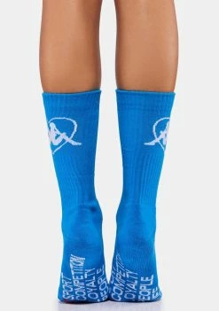 Cheap β Kappa Blue Authentic Loval Crew 𧦠Socks π 6 Kappa Blue Authentic Loval Crew Socks