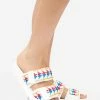 Kappa White 222 Banda Aster 3 Slides Sandals