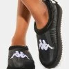 Kappa Black Authentic Mule 3 Slippers