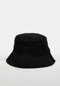 Kappa Hats Black Authentic Tychy Bucket Hat