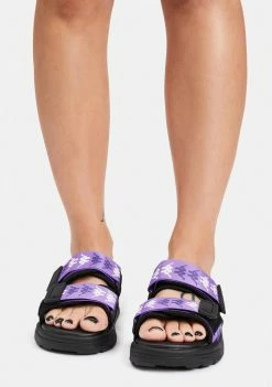 Kappa Black Lilac 222 Banda Aster 4 Sandals