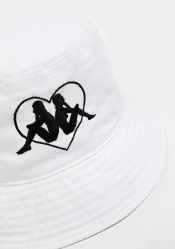 Kappa White Authentic Tychy Bucket Hat