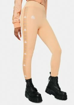 Kappa Peach Pink 222 Banda Bartes Sport Leggings