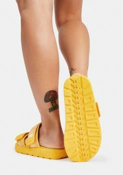 Kappa Yellow White 222 Banda Aster 1 Sandals
