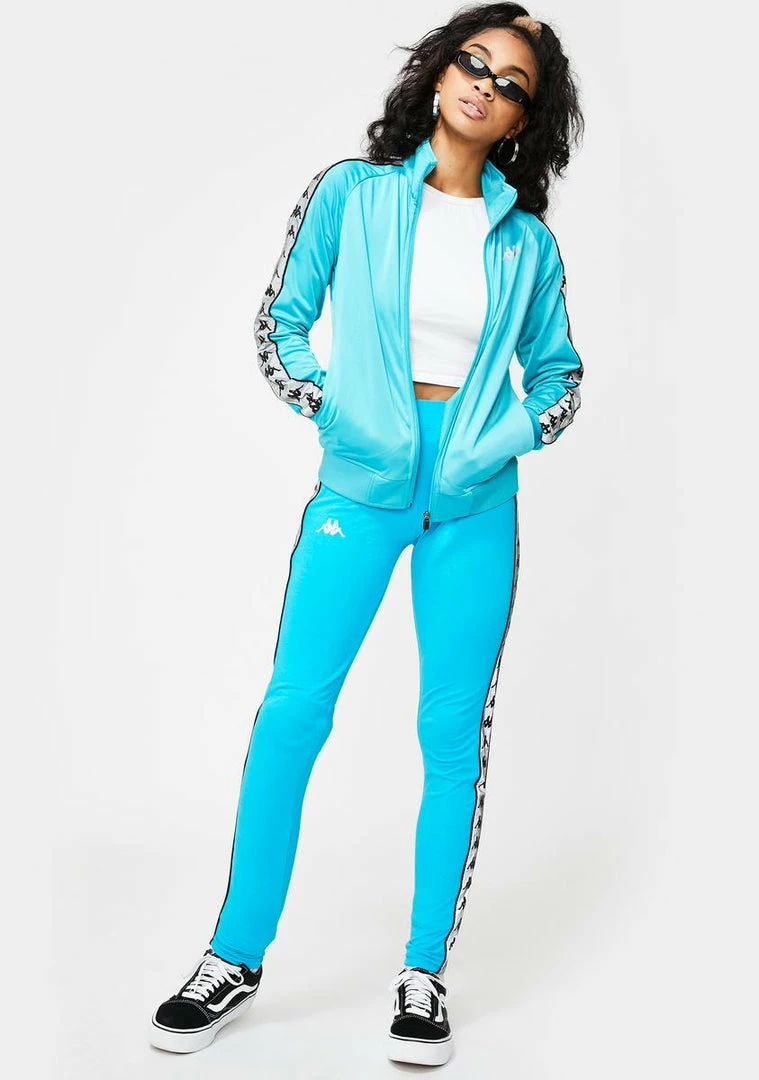 New π Kappa Bottoms Blue 222 Banda Dessy Reflective Leggings π 5 Kappa Bottoms Blue 222 Banda Dessy Reflective Leggings