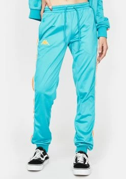 Kappa Aqua Logo Tape Arectic Track Pants Bottoms
