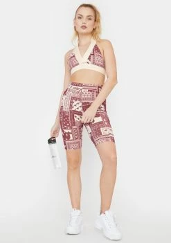 Kappa Beige Authentic Antsohihy Bike Shorts Active