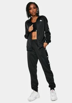 Kappa Black 222 Banda Blaston Track Jacket Outerwear
