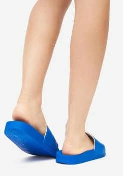 Kappa Blue Authentic Adam 4 Slides Sandals