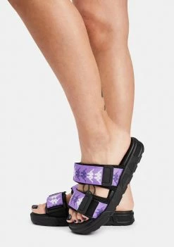 Kappa Black Lilac 222 Banda Aster 4 Sandals
