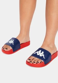 Kappa Blue Red Authentic Adam 2 Slides Sandals