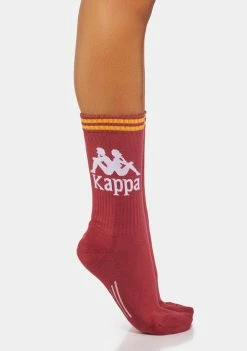 Kappa Red Melody Authentic Amal Socks
