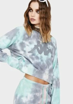 Kappa Tops Authentic Galz Tie Dye Sweatshirt