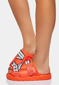 Kappa Orange Authentic JPN Mitel Slides