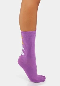 Kappa Violet Authentic Assis 1 Pack Socks