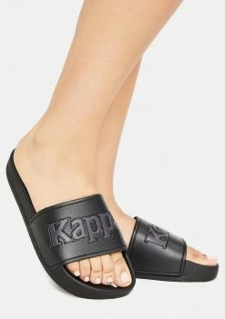 Kappa Black 222 Banda Adam 17 Slide Sandals