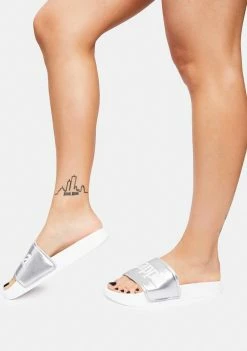 New β¨ Kappa Silver 222 Banda Adam 9 Slides π©΄ Sandals π 8 Kappa Silver 222 Banda Adam 9 Slides Sandals