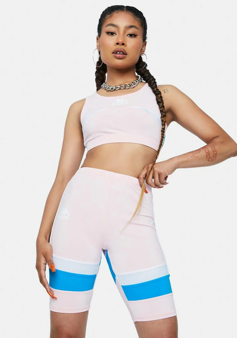 Brand new π€© Kappa Active Pink Authentic Football Eve Bike Shorts βοΈ 4 Kappa Active Pink Authentic Football Eve Bike Shorts