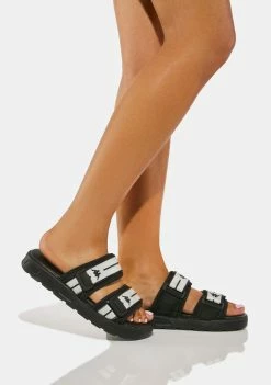Kappa Black Authentic JPN Mitel 1 Sandals