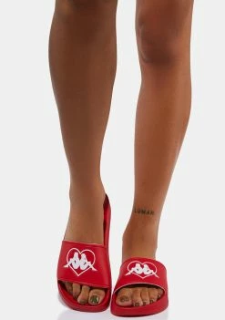 Kappa Red Authentic Aasiaat 1 Slide Sandals