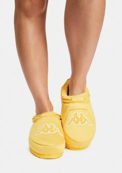 Kappa Flats Yellow Logo Tasin Sneaker Mules