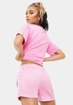Kappa Pink 222 Banda Ladytrend Track Shorts Bottoms