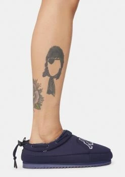 Kappa Marine Blue Logo Tasin Sneaker Mules