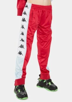 Kappa Red Cyclamen 222 Banda 10 Arsis Track Pants