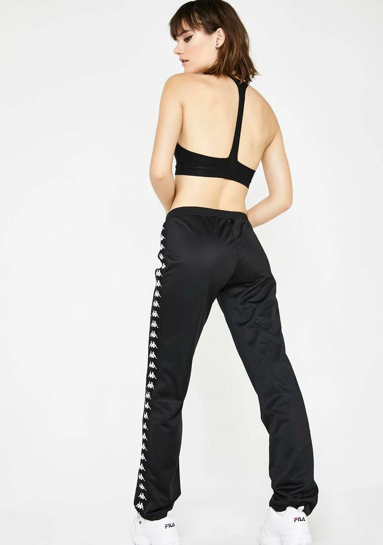 Best Pirce π Kappa Bottoms Black 222 Banda Wastoria Trackpants π 6 Kappa Bottoms Black 222 Banda Wastoria Trackpants