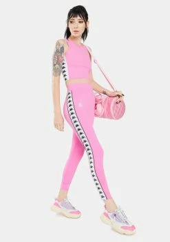 Kappa Active Pink 222 Banda Barrio Leggings