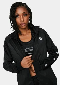 Kappa Black 222 Banda Blaston Track Jacket Outerwear
