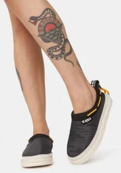 Kappa Black & White 222 Banda Mules