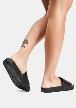 Kappa Fuchsia Blue Authentic Adam 4 Slides