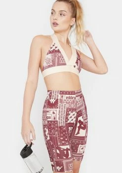 Kappa Beige Authentic Antsohihy Bike Shorts Active