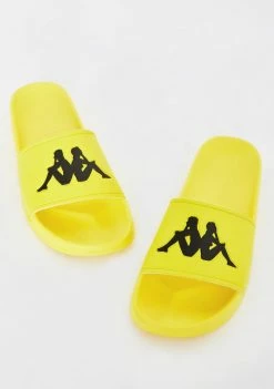 Kappa Yellow Authentic Adam 2 Slides