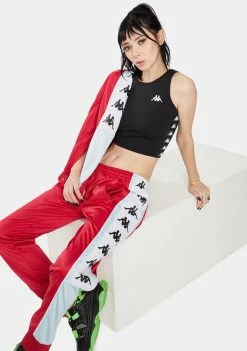 Kappa Active Black 222 Banda Atvan Crop Tank