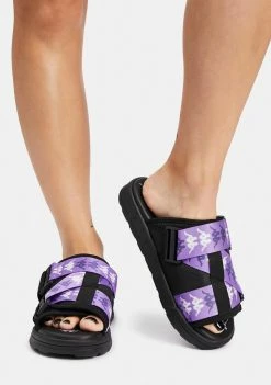 Kappa Black Lilac 222 Banda Mitel 7 Sandals