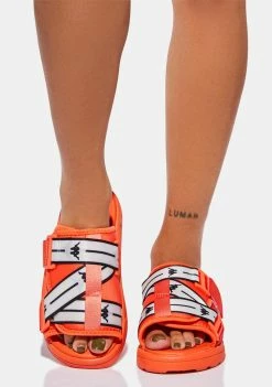 Kappa Orange Authentic JPN Mitel Slides