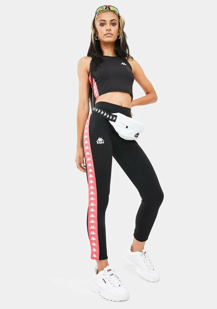 New π― Kappa Active Black Red 222 Banda Anen Leggings β€οΈ 4 Kappa Active Black Red 222 Banda Anen Leggings