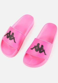 Kappa Neon Pink Authentic Adam 2 Slide Sandals